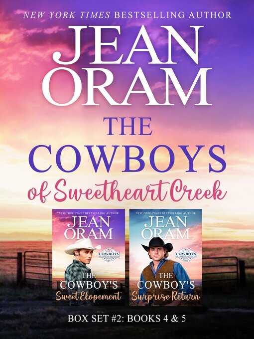 Title details for The Cowboys of Sweetheart Creek Box Set #2 by Jean Oram - Available